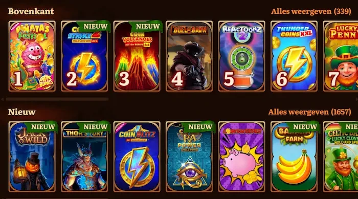WildRobin Casino games